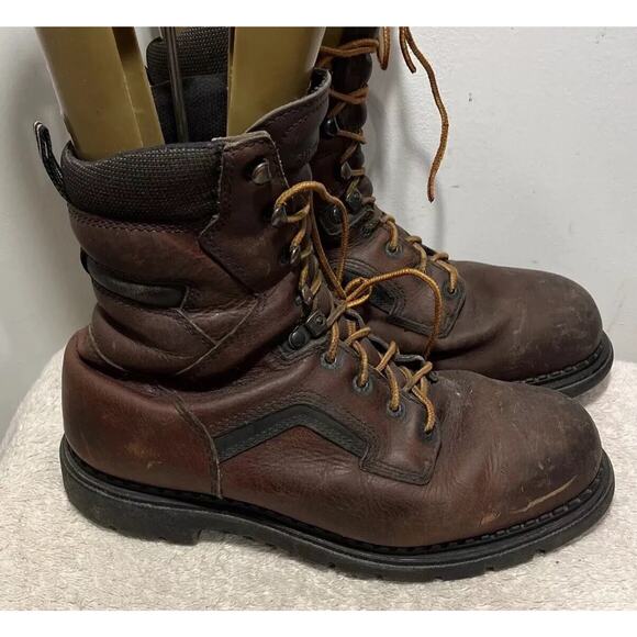 Red Wing 2238 Tall Steel Toe Brown Work Boots Mens 10 H Leather main image 7